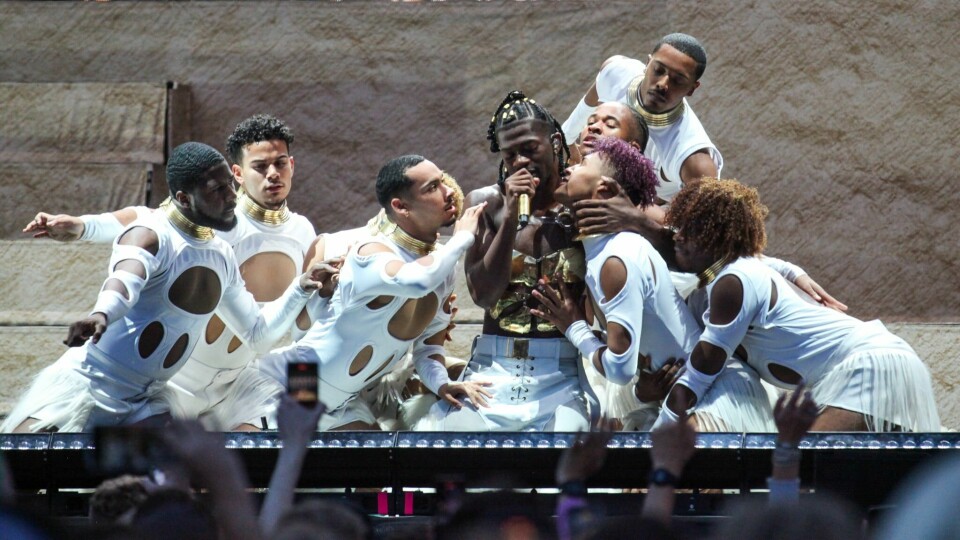 Lil Nas X, Slottsfjell 2023. Lil Nas X, Slottsfjell 2023.