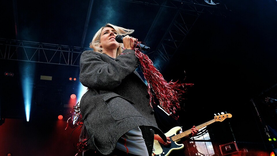 Veronica Maggio spiller på Piknik i Parken, eller PiPfest som det også heter, i Sofienbergparken. Veronica Maggio