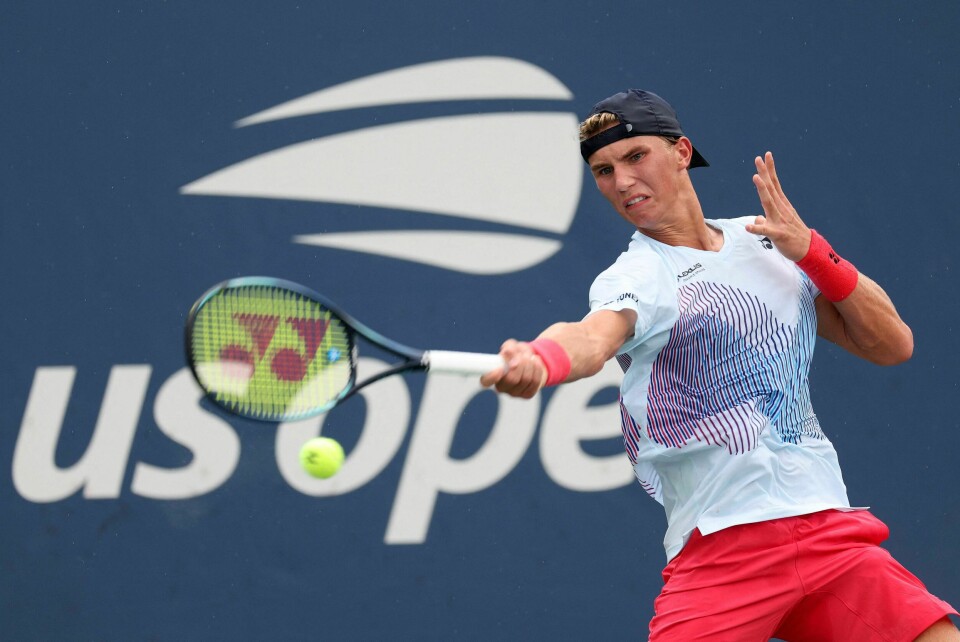 Nicolai Budkov Kjær (18) er klar for kvartfinale i juniorturneringen i US Open. Nicolai Budkov Kjær (18) er klar for kvartfinale i juniorturneringen i US Open.