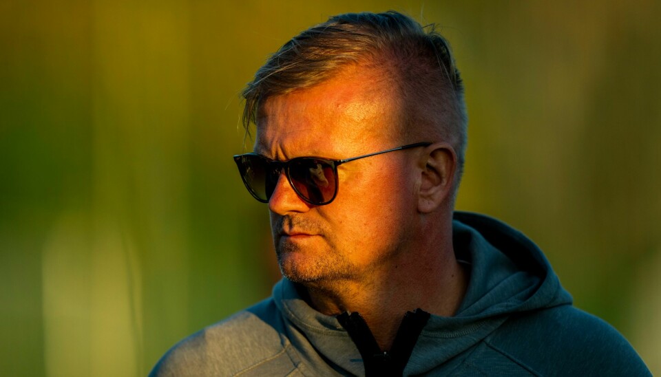 Alfie Haaland, faren til Erling Braut Haaland, ble vist bort fra tribunen fører kampen mellom Real Madrid og Manchester City var ferdigspilt. Alfie Haaland, faren til Erling Braut Haaland, ble vist bort fra tribunen fører kampen mellom Real Madrid og Manchester City var ferdigspilt. Foto: Fredrik Varfjell / NTB