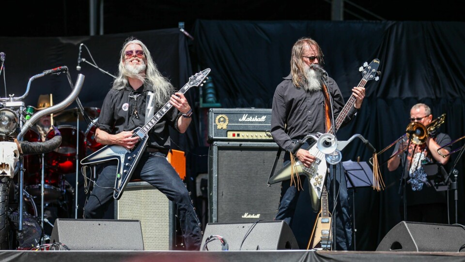 Black Debbath spiller på Vervenfestivalen. Her fra Tons of Rock i fjor, som de tradisjonen tro også åpner i år. Tons of Rock