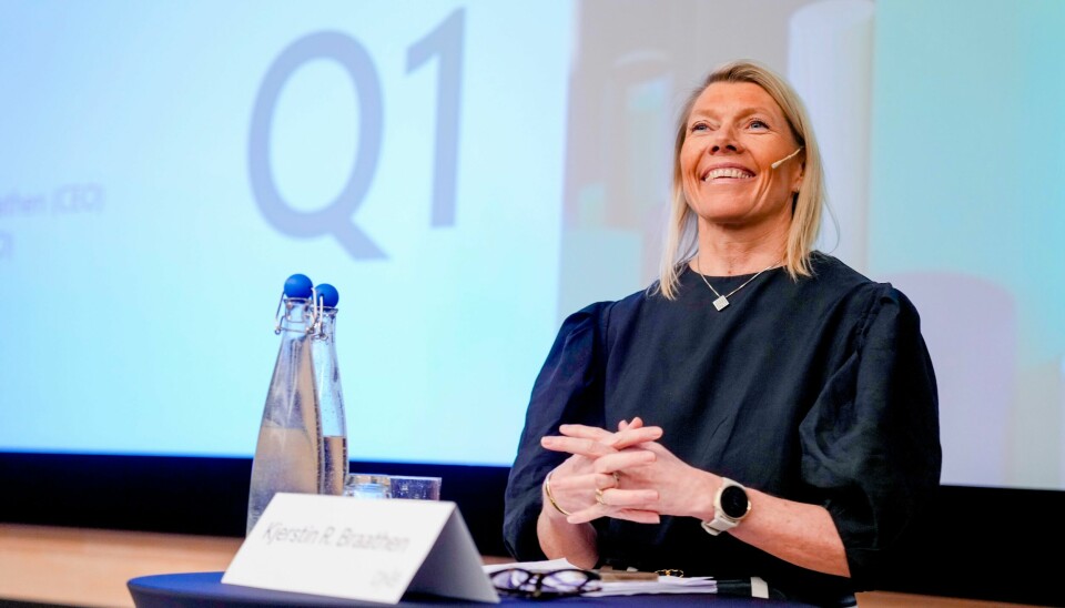 Nei, Kjerstin Braathen, for noen er denne dyrtiden verken krevende eller utfordrende. Den er klump i magen, panikk midt på natten, skriver vår kommentator. Her presenterer DNB-sjefen resultatet for 1. kvartal 2023.Foto: Javad Parsa / NTB .