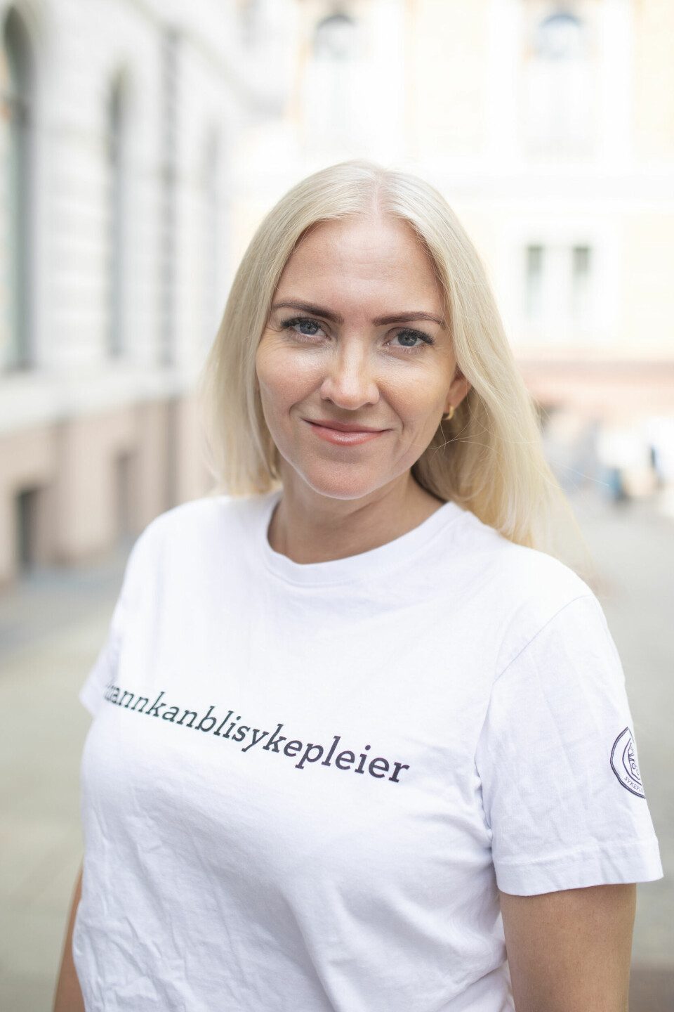 Lill Sverresdatter Larsen, leder av Norsk Sykepleierforbund. Lill Sverresdatter Larsen leder av Norsk Sykepleierforbund