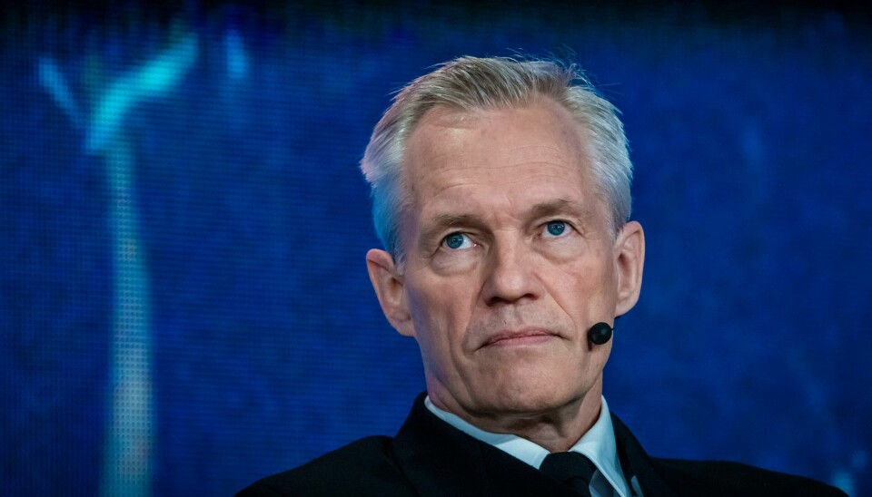 – Etterretningsaktiviteten gjøres på toppen av den vanlige kommersielle aktiviteten, sier sjef for Etterretningstjenesten, Nils Andreas Stensønes. – Etterretningsaktiviteten gjøres på toppen av den vanlige kommersielle aktiviteten, sier sjef for Etterretningstjenesten, Nils Andreas Stensønes. Foto: Ole Berg-Rusten / NTB