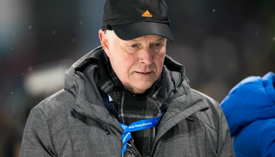 Anders Besseberg avbildet fra sine siste måneder som IBU-president. Her er han under vinter-OL i 2018 i Pyeongchang.