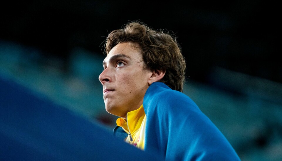 Armand Duplantis stiller i Bislett Games i juni. Armand Duplantis og resten av det svenske friidrettslandslaget kan gå glipp av innendørs-EM i Tyrkia om ikke sikkerheten kan garanteres. Foto: Javad Parsa / NTB