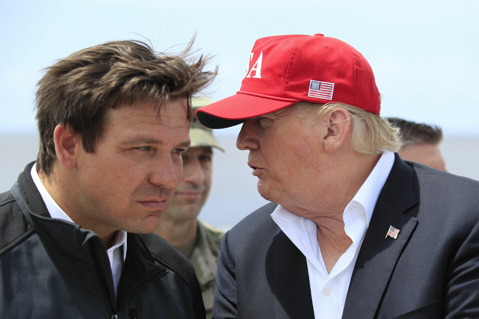 Ron DeSantis er den som har best sjanse til å slå Donald Trump i en republikansk kamp, men Trump ligger best an akkurat nå. Bildet er fra 2019. Ron DeSantis er den som har best sjanse til å slå Donald Trump i en republikansk kamp, men Trump ligger best an akkurat nå. Bildet er fra 2019.