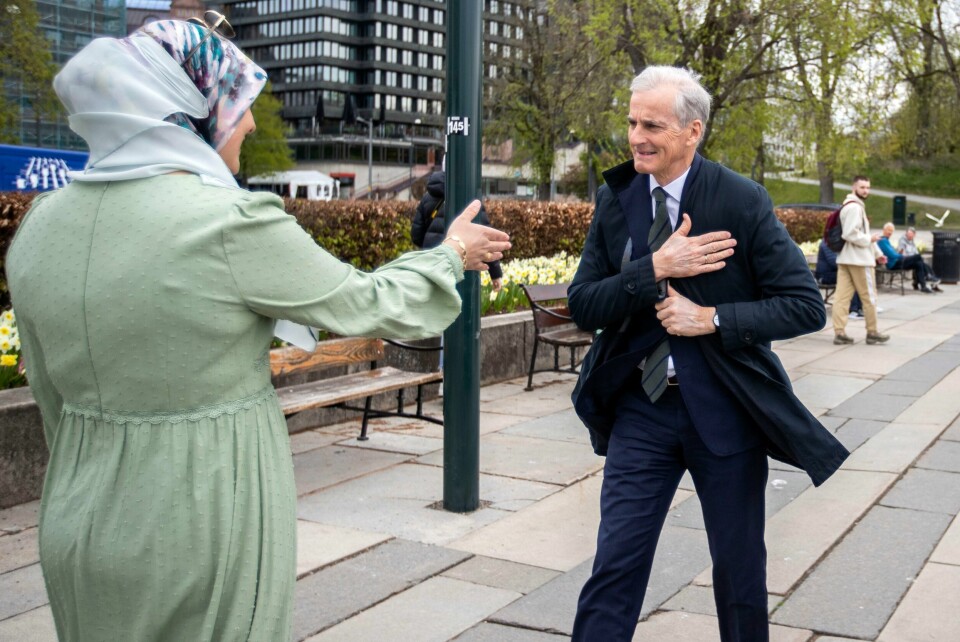 Statsminister Jonas Gahr Støre (Ap) deltok også i fjor på markeringen av id. Da på Rådhusplassen i Oslo. Statsminister Jonas Gahr Støre (Ap) deltok også i fjor på markeringen av id. Da på Rådhusplassen i Oslo. Foto: Javad Parsa / NTB