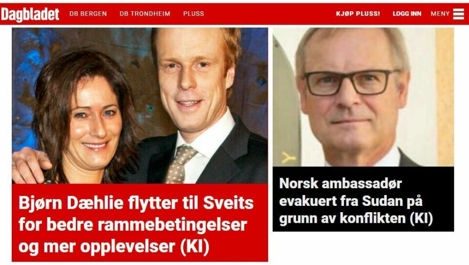 Nett-programmet gir deg en helt ny versjon av Dagbladet, hvor titlene gir langt mer informasjon enn vanlig. Dagbladet forklart