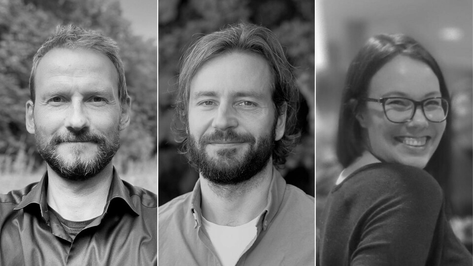 F.v: Eivind Normann-Eide (psykologspesialist), Kjetil Bremer (psykologspesialist) og Åse-Line Baltzersen (kommunikasjonsrådgiver) ved Nasjonal kompetansetjeneste for personlighetspsykiatri (NAPP). F.v: Eivind Normann-Eide (psykologspesialist), Kjetil Bremer (psykologspesialist) og Åse-Line Baltzersen (kommunikasjonsrådgiver) ved Nasjonal kompetansetjeneste for personlighetspsykiatri (NAPP).