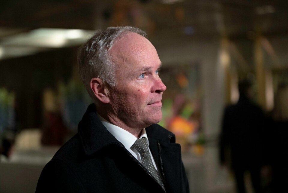 Jan Tore Sanner (H) kjemper for fortsatt lovregulering av målene for kristendom, religion, livssyn og etikk (KRLE). Høyres Jan Tore Sanner mener kunnskapsministeren bommer.Foto: Hanna Johre / NTB