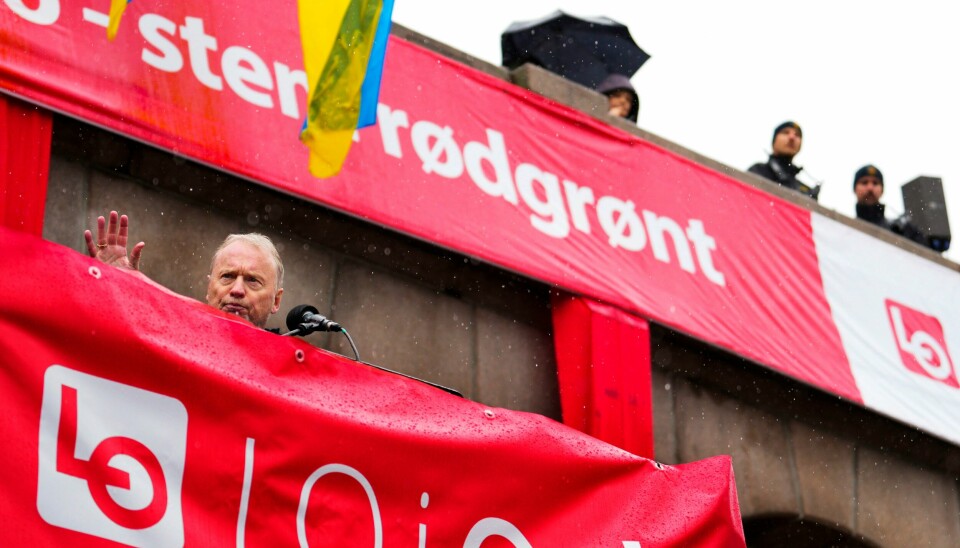 Byrådsleder i Oslo Raymond Johansen (Ap) under 1. mai-markering på Youngstorget i Oslo mandag. Byrådsleder i Oslo Raymond Johansen (Ap) under 1. mai-markering på Youngstorget i Oslo mandag.Foto: Javad Parsa / NTB
