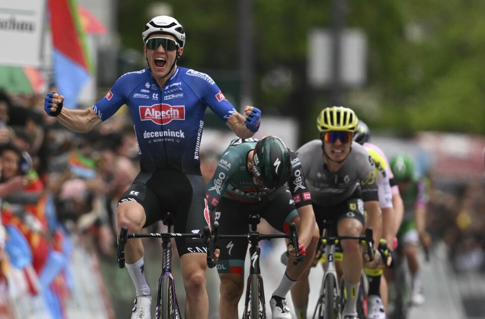 Danske Søren Kragh Andersen var den sterkeste i Eschborn-Frankfurt, og vant fra en timannsgruppe. Danske Søren Kragh Andersen var den sterkeste i Eschborn-Frankfurt, og vant fra en timannsgruppe.