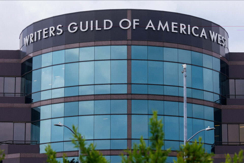 Hovedkontoret til Writers Guild of America i Los Angeles, foreningen som organiserer 11.500 manusforfattere i landets TV- og filmbransje. Hovedkontoret til Writers Guild of America i Los Angeles, som organiserer 11.500 manusforfattere i landets TV- og filmbransje.
