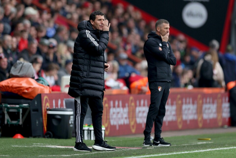 Leeds sparket manager Javi Gracia. Leeds sparket manager Javi Gracia. Foto: Steven Paston/PA via AP / NTB