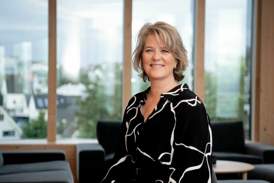 Konsernsjef i SR-Bank-sjef, Benedicte Schilbred Fasmer, sier ambisjonen er å fortsette veksten i Sør-Norge. Benedicte Schilbred Fasmer