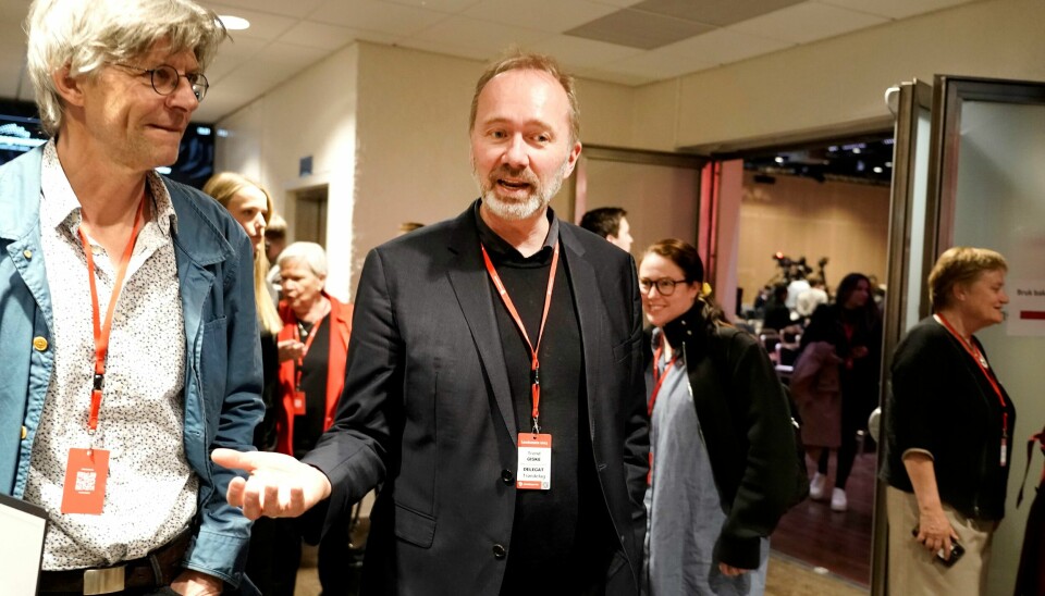 Trond Giske er tidligere nestleder i Arbeiderpartiet og leder nå partiets største lokallag Nidaros Sosialdemokratisk Forum i Trondheim. Han er delegat på Arbeiderpartiets landsmøte i Oslo. Trond Giske er tidligere nestleder i Arbeiderpartiet og leder nå partiets største lokallag Nidaros Sosialdemokratisk Forum i Trondheim. Han er delegat på Arbeiderpartiets landsmøte i Oslo. Foto: Heiko Junge / NTB