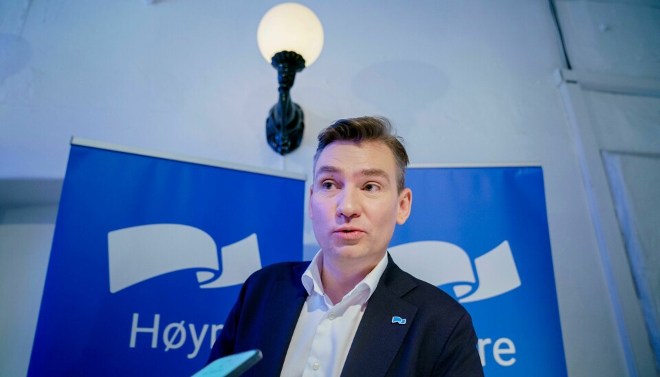 Høyre-nestleder Henrik Asheim. Høgre-nestleiar Henrik Asheim. Foto: Stian Lysberg Solum / NTB