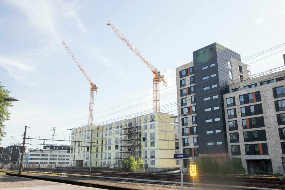 Forslaget om å innføre boplikt er en avledningsmanøver fra det som er problemet med boligpolitikken i Oslo. Det bygges for få boliger, skriver Eirik Lae Solberg. Bildet er fra området ved Grefsen stasjon (2018). Boligbygging, Oslo