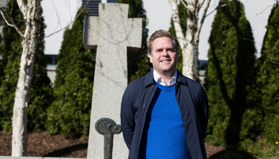 Kristoffer Sivertsen i Stavanger Frp, mener det er for lite vekt på krigshistorien i skolen. Kristoffer Sivertsen i Stavanger Frp