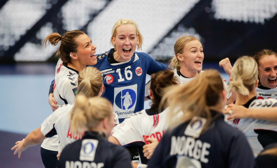 Nora Mørk (fra venstre), Katrine Lunde og Stine Bredal Oftedal er alle nominert til håndballutmerkelser. Nora Mørk (fra venstre), Katrine Lunde og Stine Bredal Oftedal er alle nominert til håndballutmerkelser. Foto: Vidar Ruud / NTB