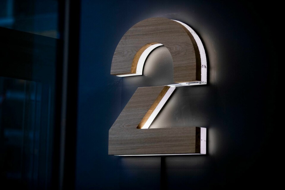 TV 2. Oslo 20220119. Tv2 logo.Foto: Javad Parsa / NTB
