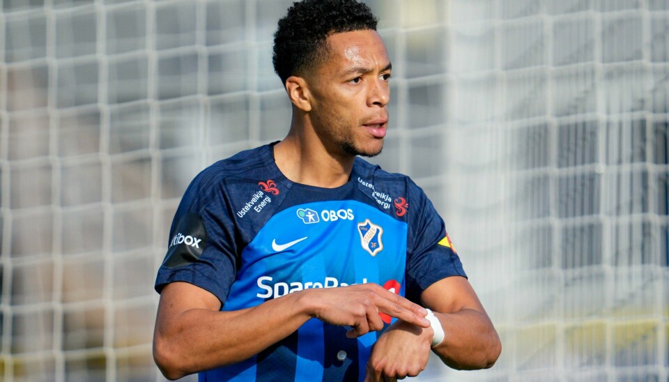 Kevin Kabran ble matchvinner for Stabæk. Kevin Kabran ble matchvinner for Stabæk.Foto: Javad Parsa / NTB