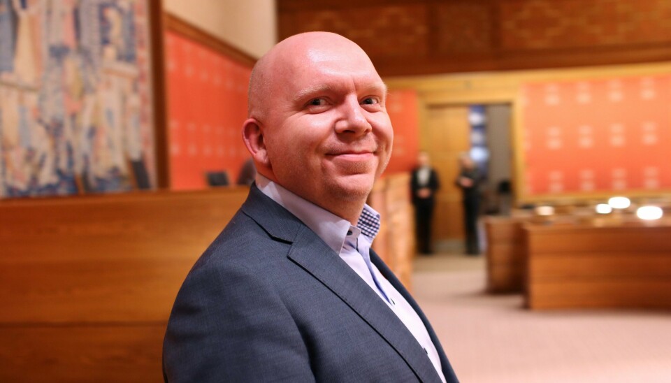 Lars Petter Solås, får kamp om topplassen på Oslo Frps nominasjonsliste foran valget neste år. Solås i bystyresalen
