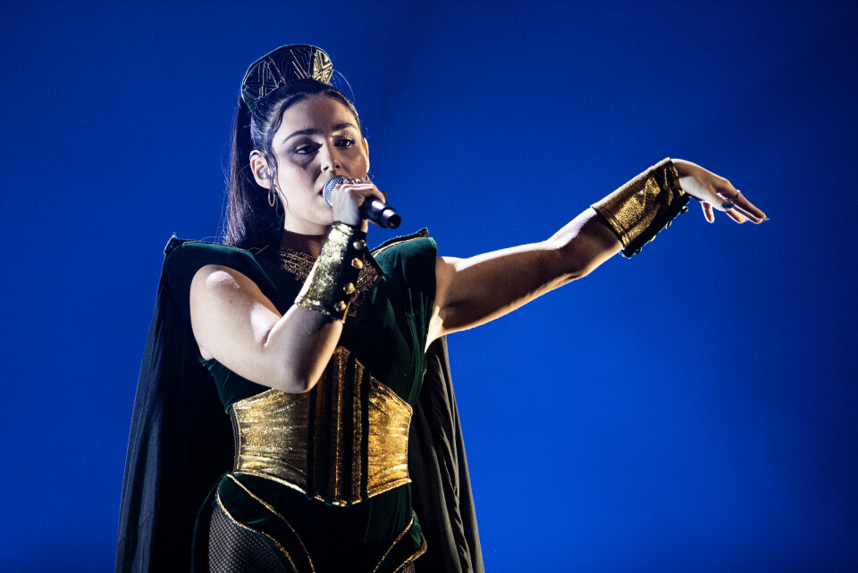 Alessandra Mele er en poster-girl for hvorfor Eurovision er blitt så populær blant et yngre publikum.Foto: Rodrigo Freitas / NTB NTB kultur Hvilken bok vil bli valgt ut til å representere Norge på litteraturfestivalen i britiske Hay? Det gjenstår å se. Her er vår Eurovision-representant Alessandra Mele. Foto: Rodrigo Freitas / NTB