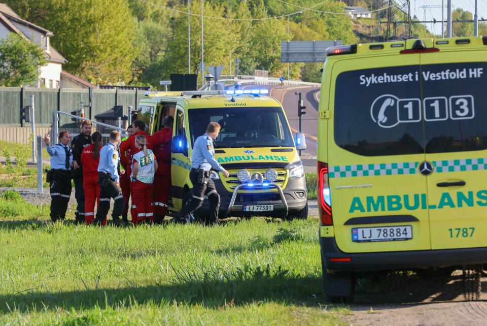 En kvinne i 60-årene omkom i en brann i Larvik onsdag. En kvinne i 60-årene omkom i en brann i Larvik onsdag. Foto: Trond R. Teigen / NTB
