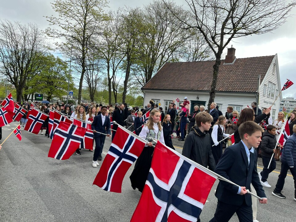 Barnetoget i Stavanger 2023. Barnetoget i Stavanger 17. mai 2023.