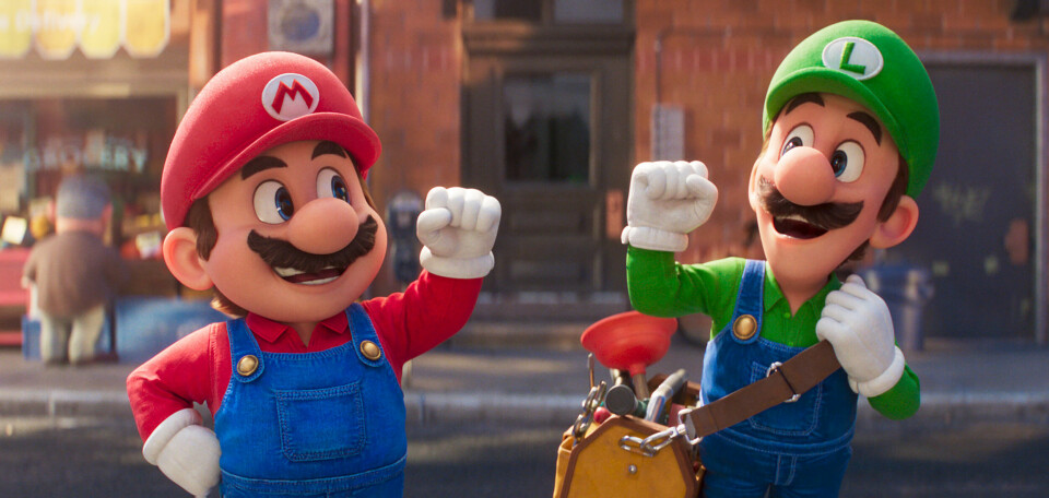 Filmen om Mario og Luigi fra Nintendo og Universal Studios har blitt en superhit slik Marvels superheltfilmer ble på 2010-tallet. Den mest populære kinofilmen i år i verden så langt. Mario og Luigi ruler fremdeles i «The Super Mario Bros. Movie», som nå har rundet milliarden i innspilte dollar på verdensbasis. Foto: AP