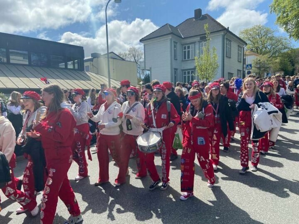 Russetoget i Stavanger. Russetoget i Stavanger.