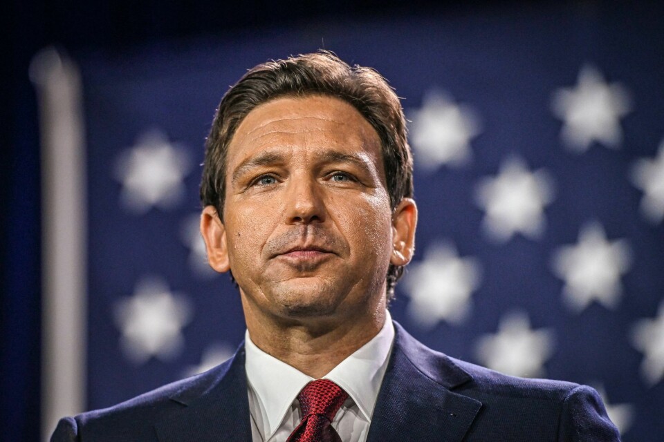 Florida-guvernør Ron DeSantis. Florida-guvernør Ron DeSantis.