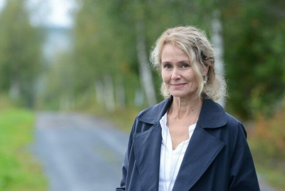 Trude Hoff er bonde og ordførerkandidat for Senterpartiet i Inderøy. Trude Hoff er bonde og ordførerkandidat for Senterpartiet i Inderøy.