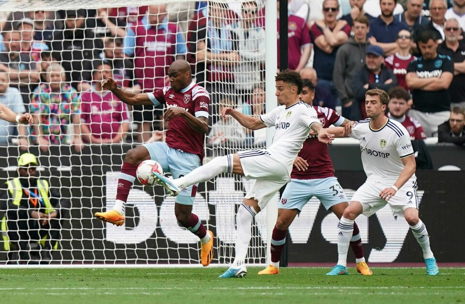 Nedrykk truer Leeds før siste serierunde i Premier League. Nedrykk truer Leeds før siste serierunde i Premier League. Foto: Mike Egerton / PA via AP / NTB