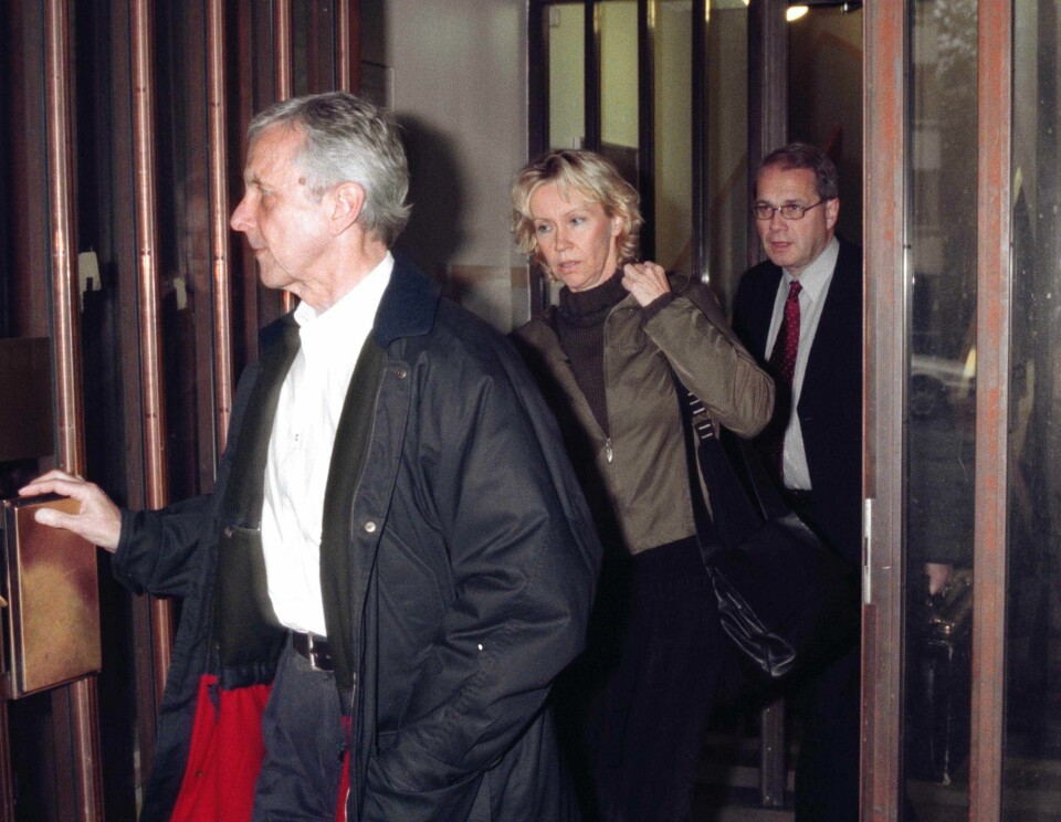 Agnetha Fältskog fotografert i forbindelse med rettssaken mot Gert van der Graaf i 2000. Nå er den over 20 år gamle historien fokus i Amazon Prime-dokumentaren «Take a Chance. Confession of a stalker». Agnetha Fältskog fotografert i forbindelse med rettssaken mot Gert van der Graaf i 2000. Foto: Sauli Pulkkinen/TT