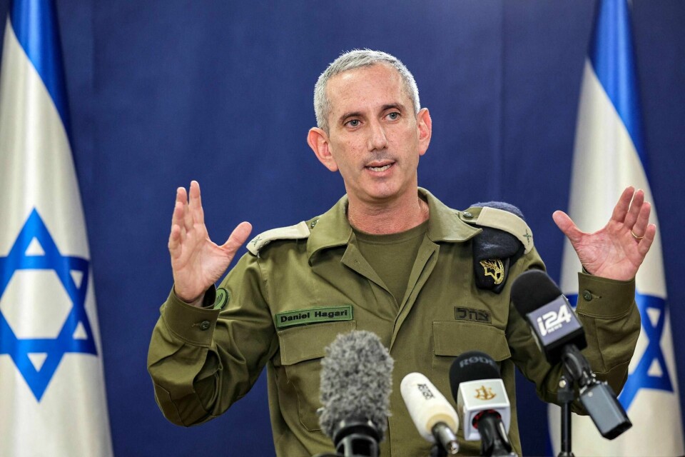 Daniel Hagari i IDF. Daniel Hagari, her fra i fjor høst.