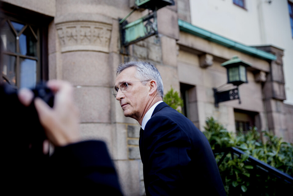 Tidligere statsminister Jens Stoltenberg var en av dem som holdt tale i Frogner kirke. Jens Stoltenberg