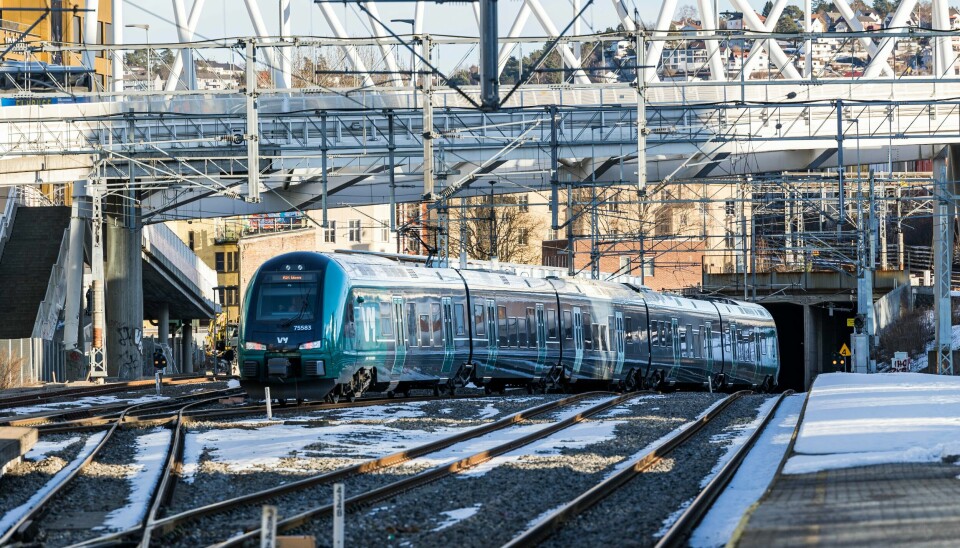 Blixtunnelen på Oslo S er igjen åpnet for togtrafikk i begge løp. Foto: Alf Simensen / NTB