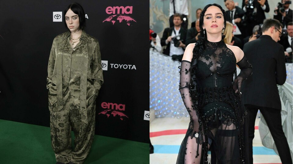 Billie Eilish reagerer på kritikk på stilen hennes. Billie Eilish