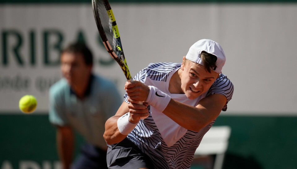 Holger Rune er videre i Roland-Garros Holger Rune er videre i Roland-Garros. Foto: Christophe Ena / AP / NTB
