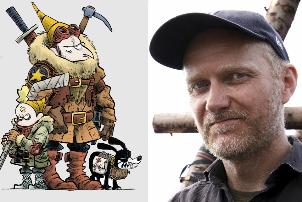 Skaperen av tegneserien «Dunce» – Jens K- Styve, har blant annet fått gitt ut flere bøker i Frankrike. Skaperen av tegneserien «Dunce» – Jens K- Styve, har blant annet fått gitt ut flere bøker i Frankrike.