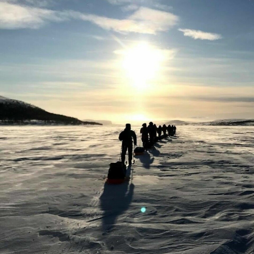 Per Kristian Skaarberg har vært ute en vinternatt før, og har krysset både Hardangervidda og Finnmarksvidda på ski, før han nå tar for seg hele det langstrakte Norge til fots. Per Kristian Skaarberg har vært ute en vinternatt før, og har krysset både Hardangervidda og Finnmarksvidda på ski, før han nå tar for seg hele det langstrakte Norge til fots.