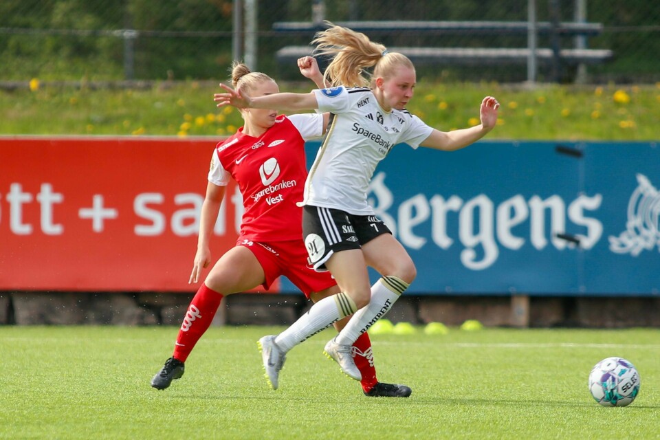 Emilie Joramo scoret og assisterte da Rosenborg slo Brann. Emilie Joramo scoret og assisterte da Rosenborg slo Brann. Foto: Tuva Åserud / NTB