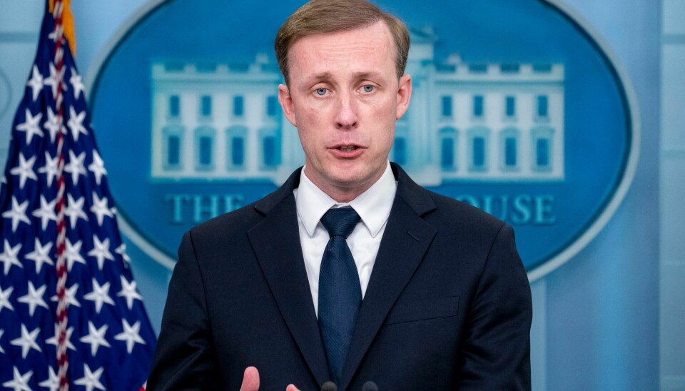USAs nasjonale sikkerhetsrådgiver Jake Sullivan sier USA er åpen for å holde nye atomvåpensamtaler med Russland. Bildet ble tatt i april i år. USAs nasjonale sikkerhetsrådgiver Jake Sullivan sier USA er åpen for å holde nye atomvåpensamtaler med Russland. Bildet ble tatt i april i år. Foto: Andrew Harnik / AP / NTB
