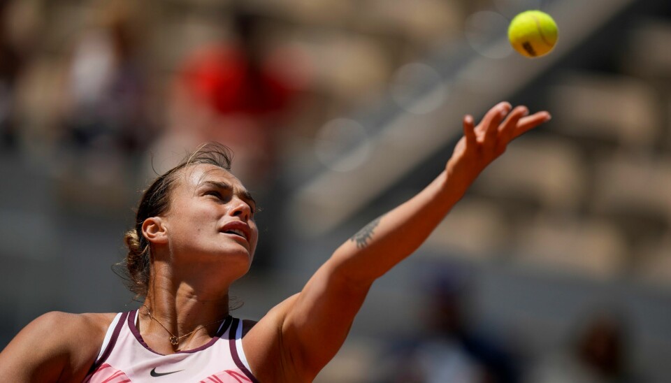 Aryna Sabalenka sto over fredagens pressekonferanse i Roland Garros. Aryna Sabalenka sto over fredagens pressekonferanse i Roland Garros. Foto: Thibault Camus / AP Photo / NTB.
