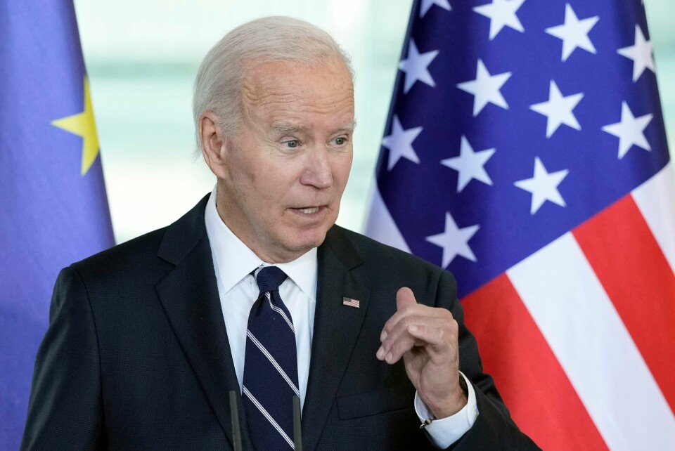 President Joe Biden er bekymret. President Joe Biden er bekymret. Foto: Ebrahim Noroozi / AP / NTB