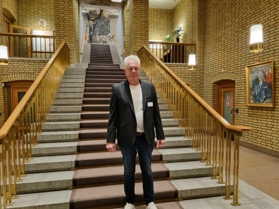 Bjarne Kapstad er en av oljepionerene som kjemper for kompensasjon. Tidligere i uken besøkte han Stortinget. Bjarne
