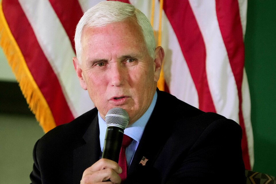 Mike Pence. Tidligere visepresident Mike Pence vil stille som kandidat, meldte NBC onsdag.